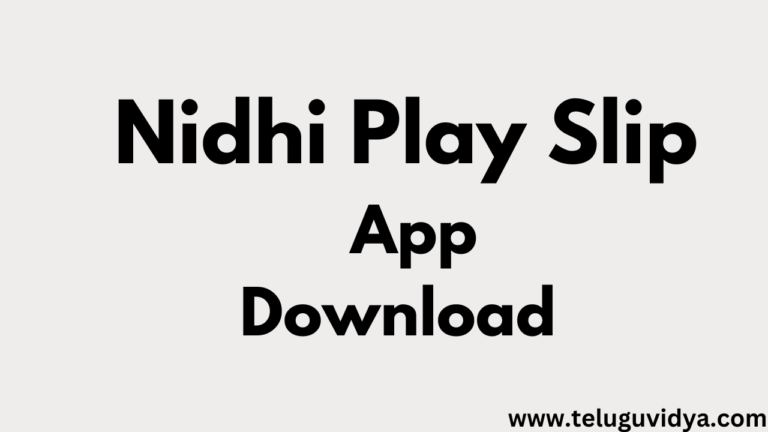 Download Nidhi Play Slip App
