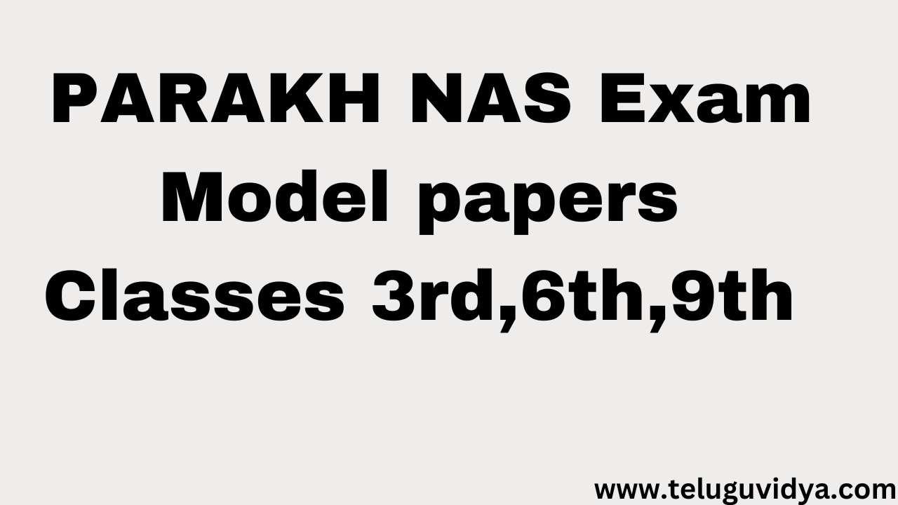 PARAKH NAS Exam Model papers