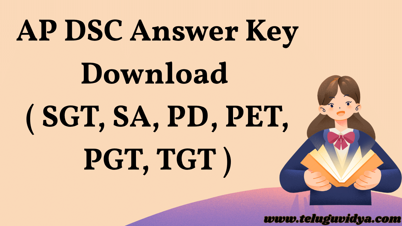 AP DSC Answer Key Download
