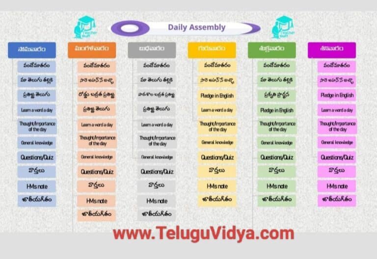 AP School Daily Assembly Schedule 2025-26 | Download Morning Assembly Guidelines