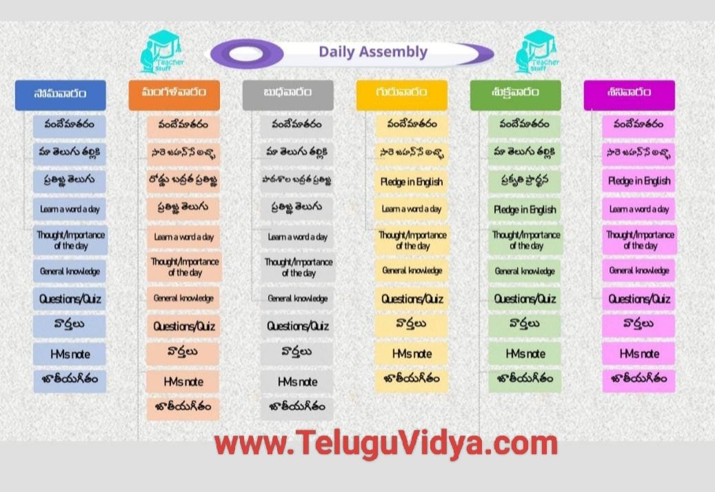 AP School Daily Assembly Schedule 2025-26 | Download Morning Assembly Guidelines