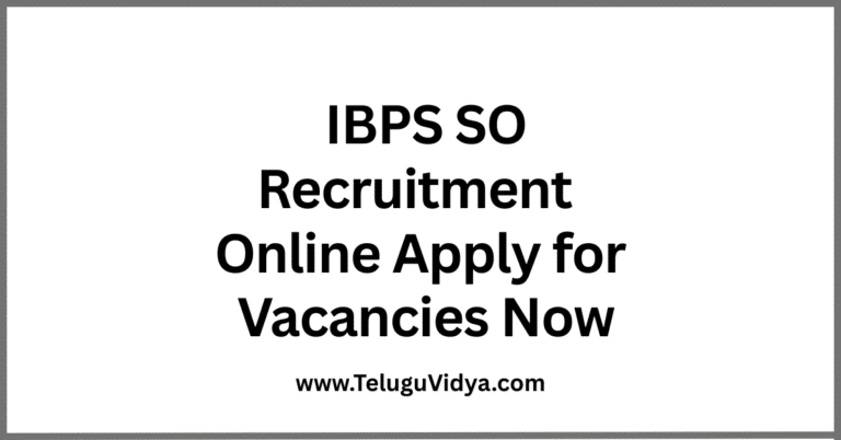 IBPS SO Recruitment 2025 – Apply for 1007+ Vacancies Now