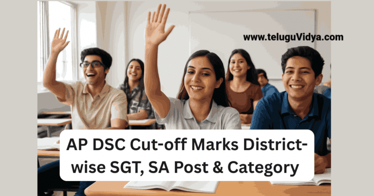 AP DSC 2025 Cut-off Marks (Expected): SGT, SA Post & Category Wise (All Districts)