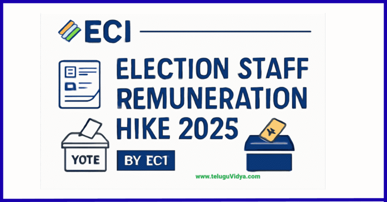 Election Staff Remuneration Hike 2025 by ECI New Rates