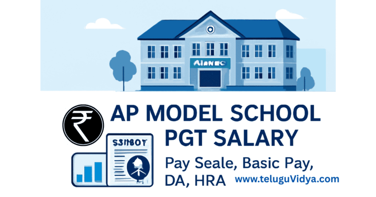AP Model School PGT Salary 2025 Pay Scale, Basic Pay, DA, HRA