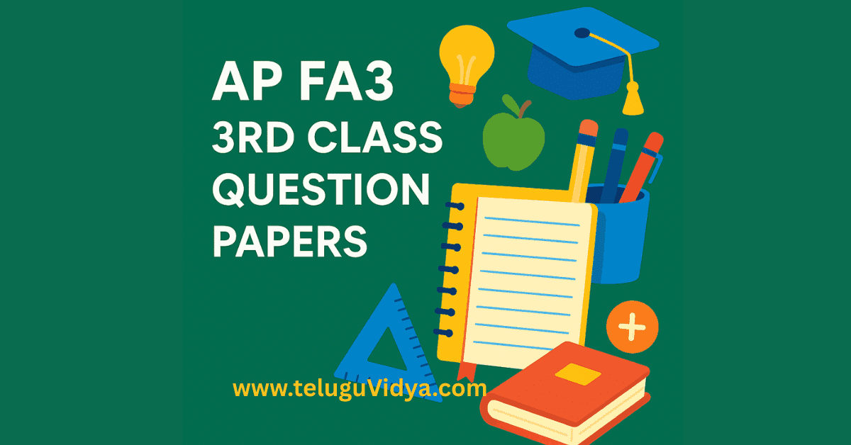AP FA3 3rd Class Question Papers 2026 – Ultimate Study Resource