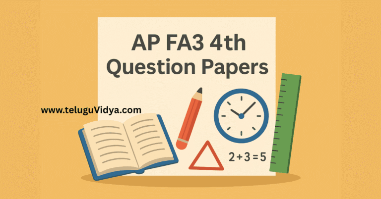 AP FA3 4th Question Papers 2026 – Ultimate Guide for High Success