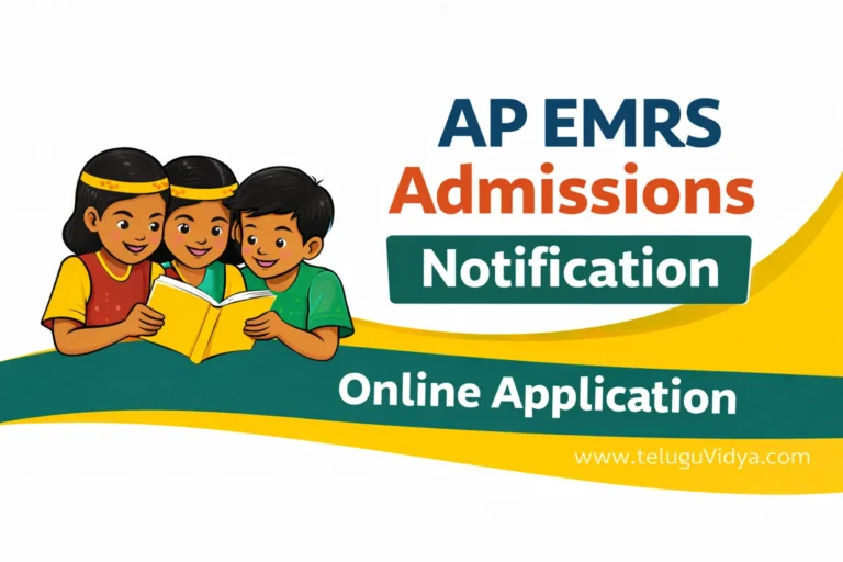 AP EMRS Admissions Notification 2026 Online Application – Golden Opportunity